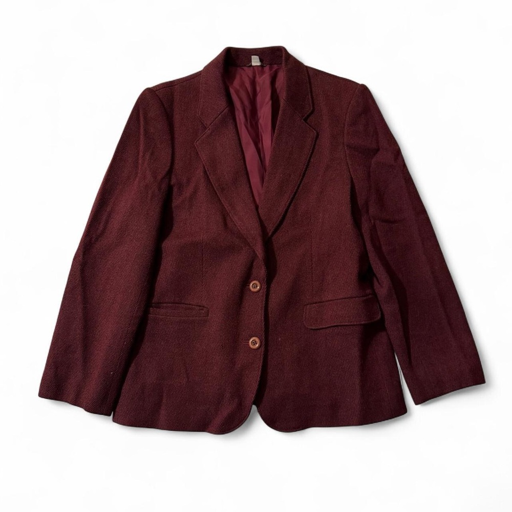 Women's Burgundy Blazer